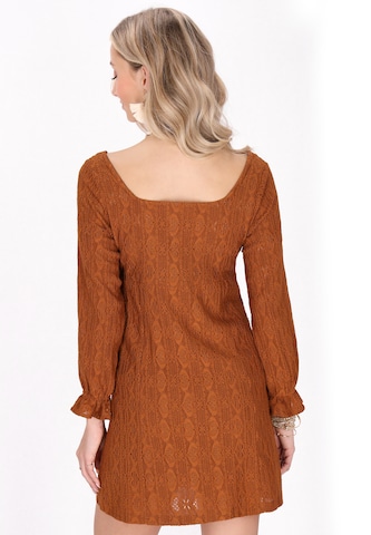 IZIA Dress in Brown