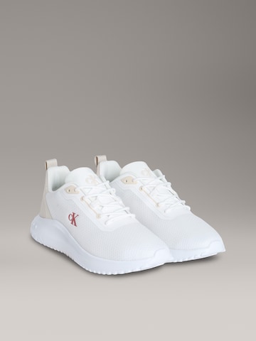 Calvin Klein Jeans Platform trainers in White: front