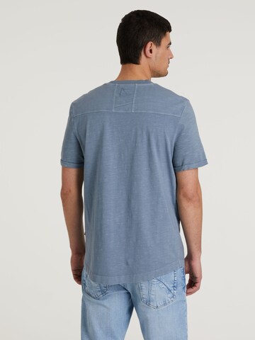 CHASIN' Shirt 'Brody Slub' in Blauw