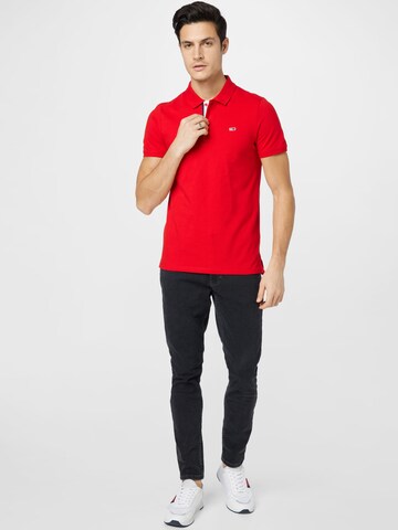 Tommy Jeans T-Shirt 'Essentials' in Rot