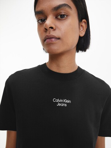 Calvin Klein Jeans Jurk in Zwart