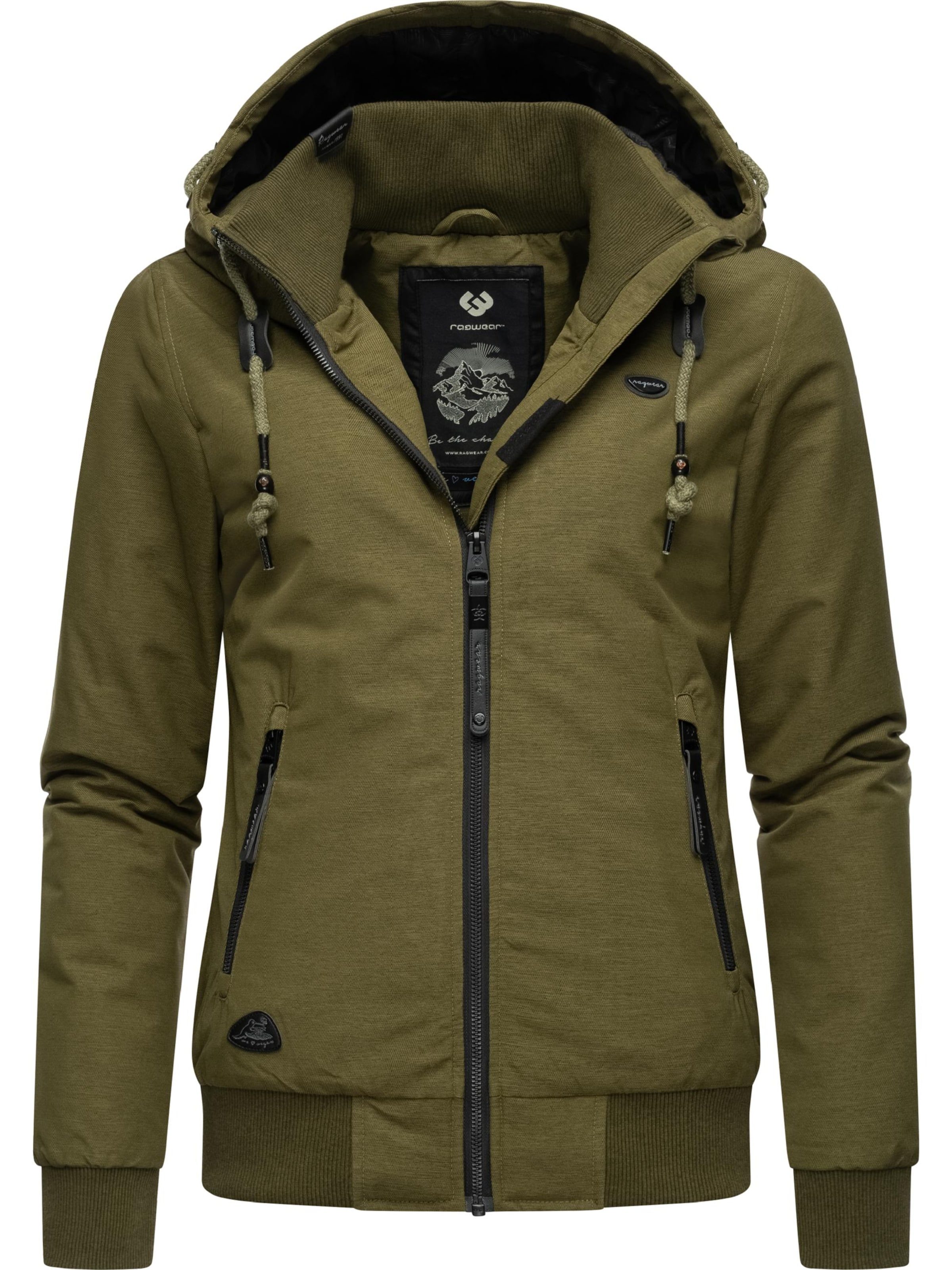 Ragwear Χειμερινό μπουφάν 'Nuggie' σε πράσινο: μπροστά