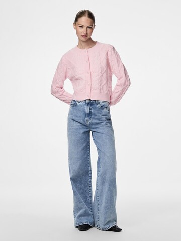 PIECES Strickjacke 'PCSOFIA' in Pink