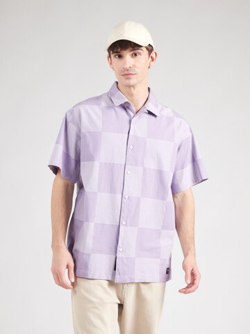 VANS Comfort fit Overhemd 'KESSLER' in Lila: voorkant