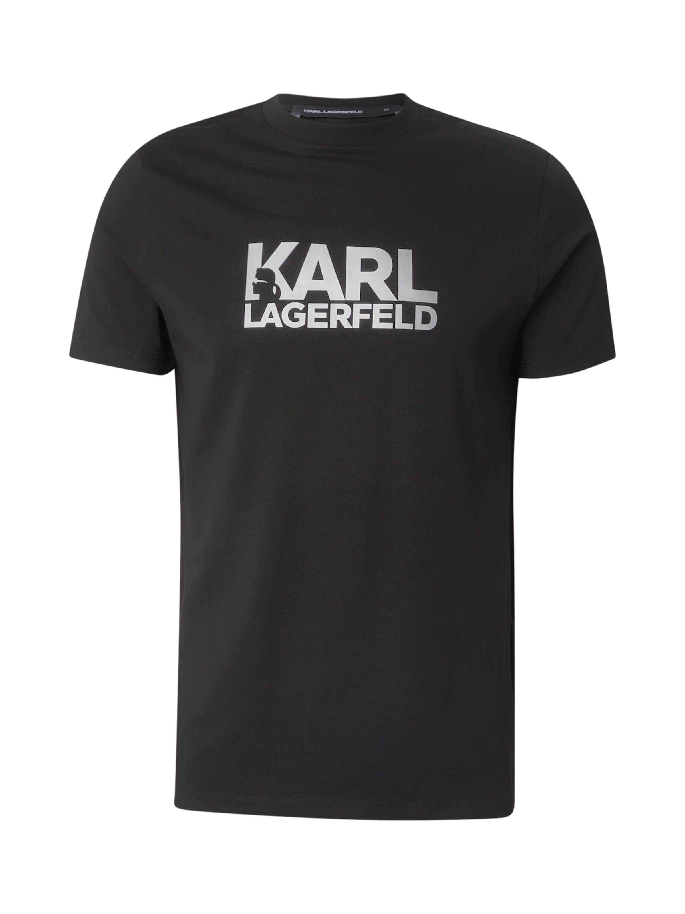 Karl Lagerfeld T-Shirt in Schwarz: Vorderseite