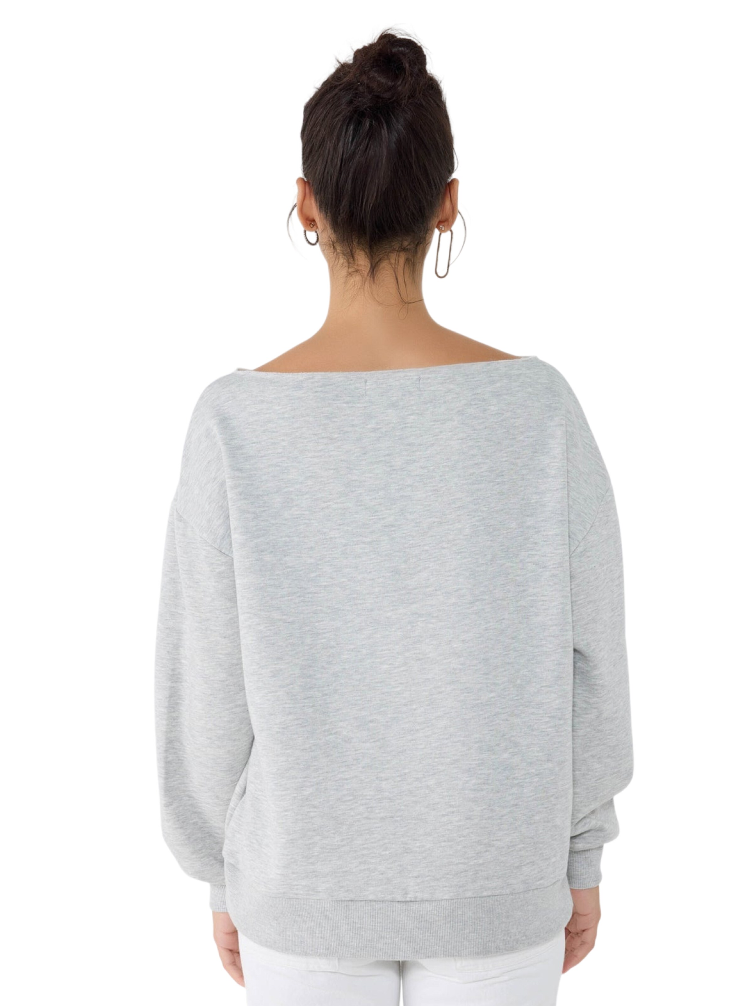 No Matter What Sweatshirt in Grey