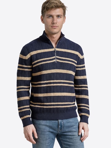 Pull-over PIERRE CARDIN en bleu : devant