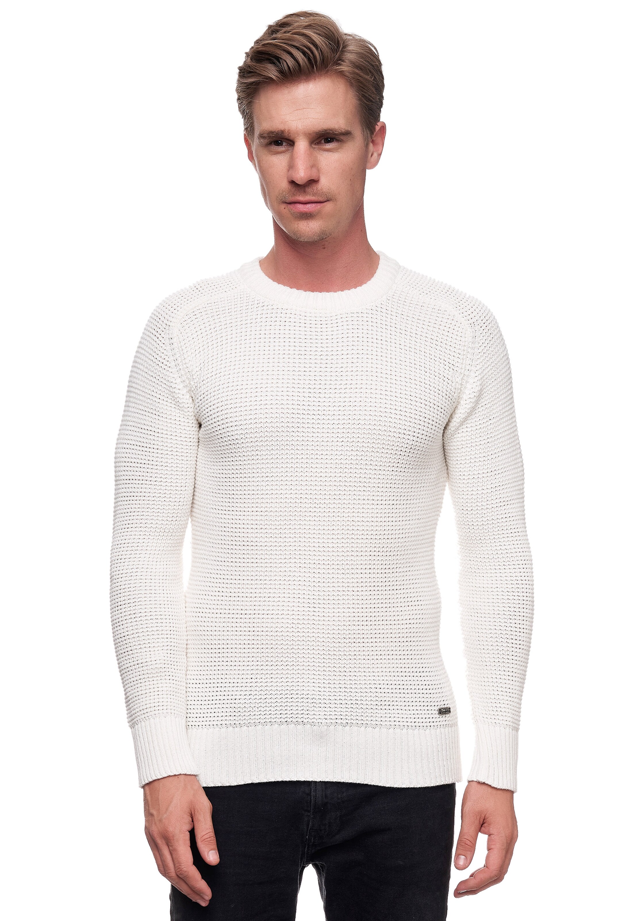 Rusty Neal Pullover in Weiß: Vorderseite