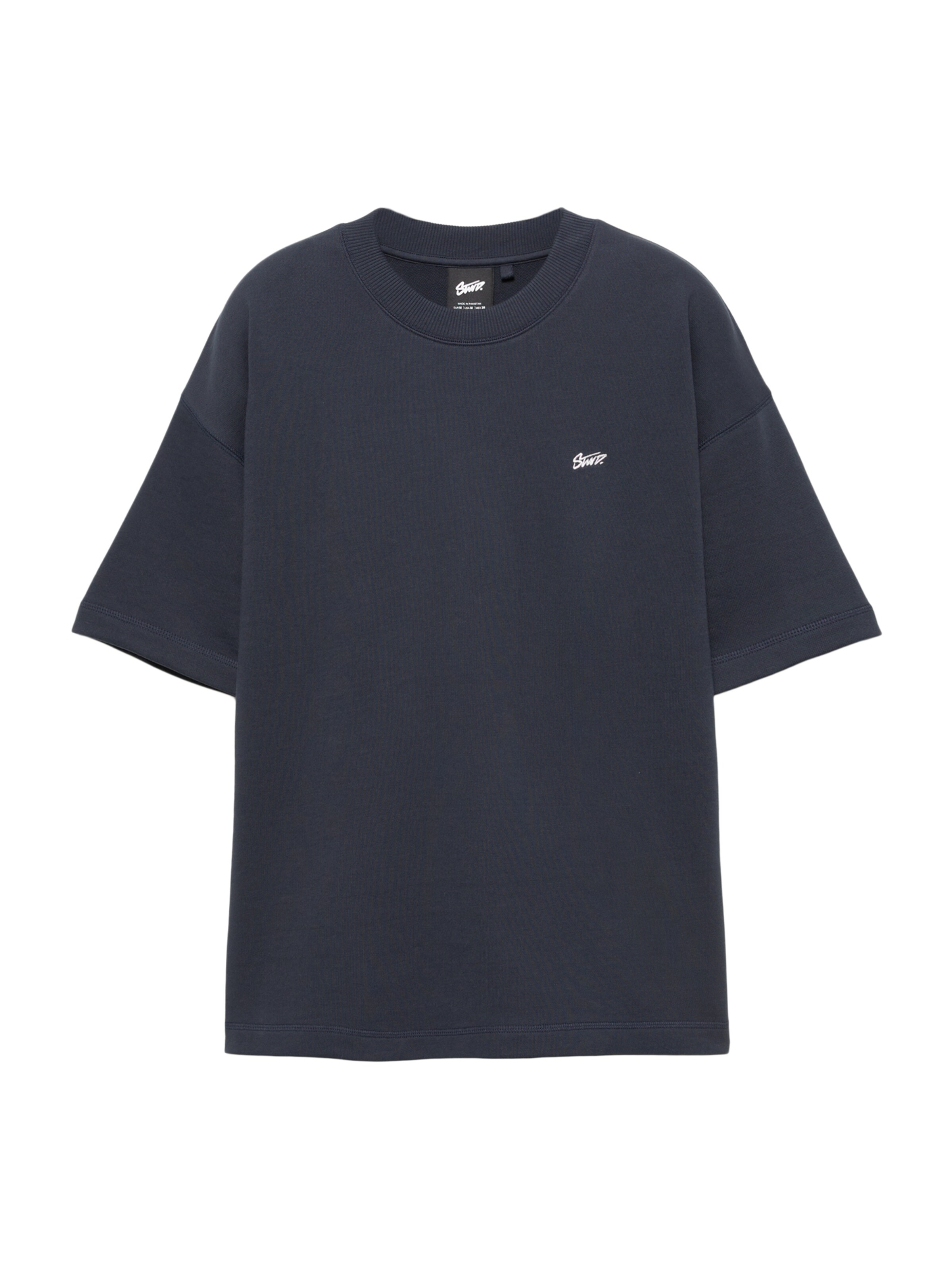 Pull&Bear T-Shirt 'STWD' in navy, Produktansicht