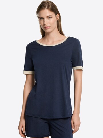 Shorty ' Laura ' Hanro en bleu : devant