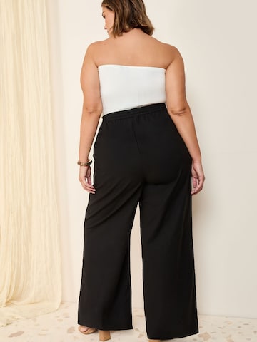 Wide Leg Pantalon Friends Like These en noir