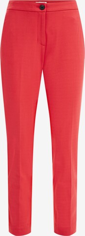 Pantalon WE Fashion en rouge : devant