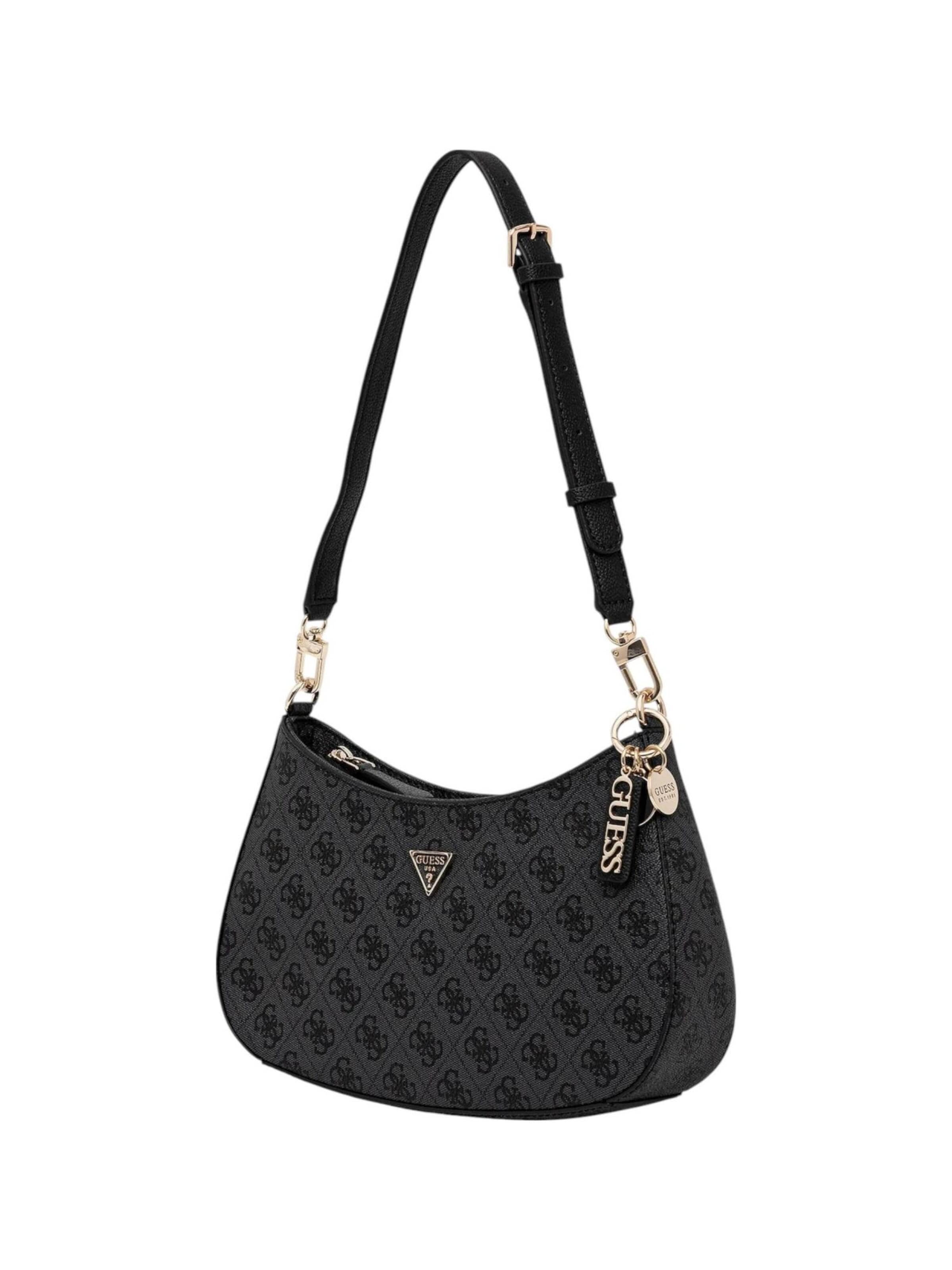 GUESS - Bolso de hombro 'NOELLE II TOP ZIP SHOULDER BAG HWBG96 72180' en gris