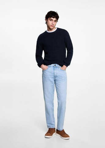 MANGO TEEN Sweater 'Basic' in Blue