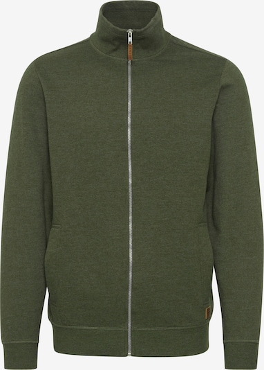 BLEND Sweatshirtjacke 'Alio' in dunkelgrün, Produktansicht
