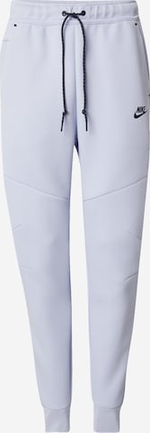 Pantalon 'TCH FLC' Nike Sportswear en bleu : devant