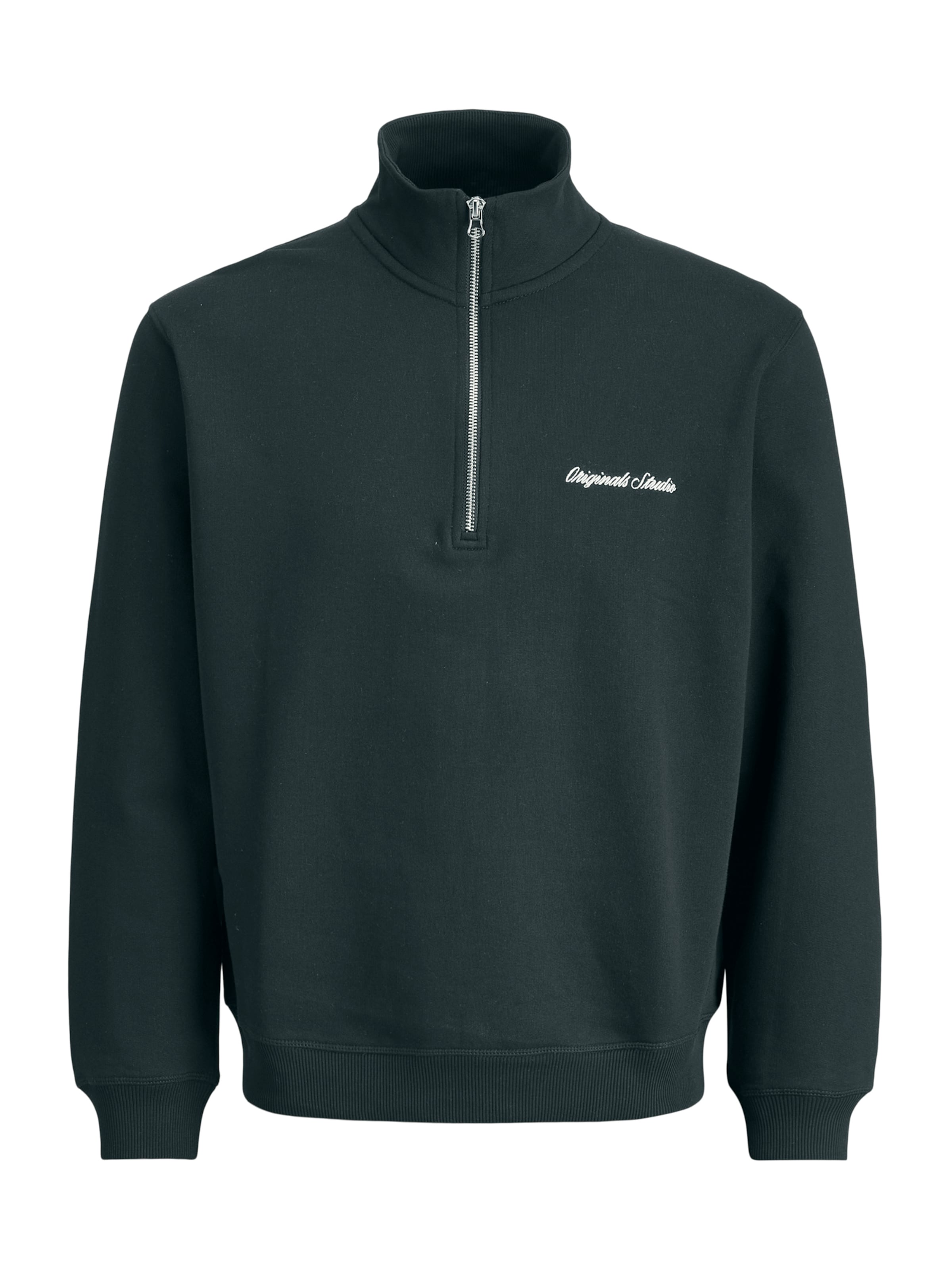 Sweat-shirt &#x27;JORNORREBRO&#x27; JACK &amp; JONES en vert : devant