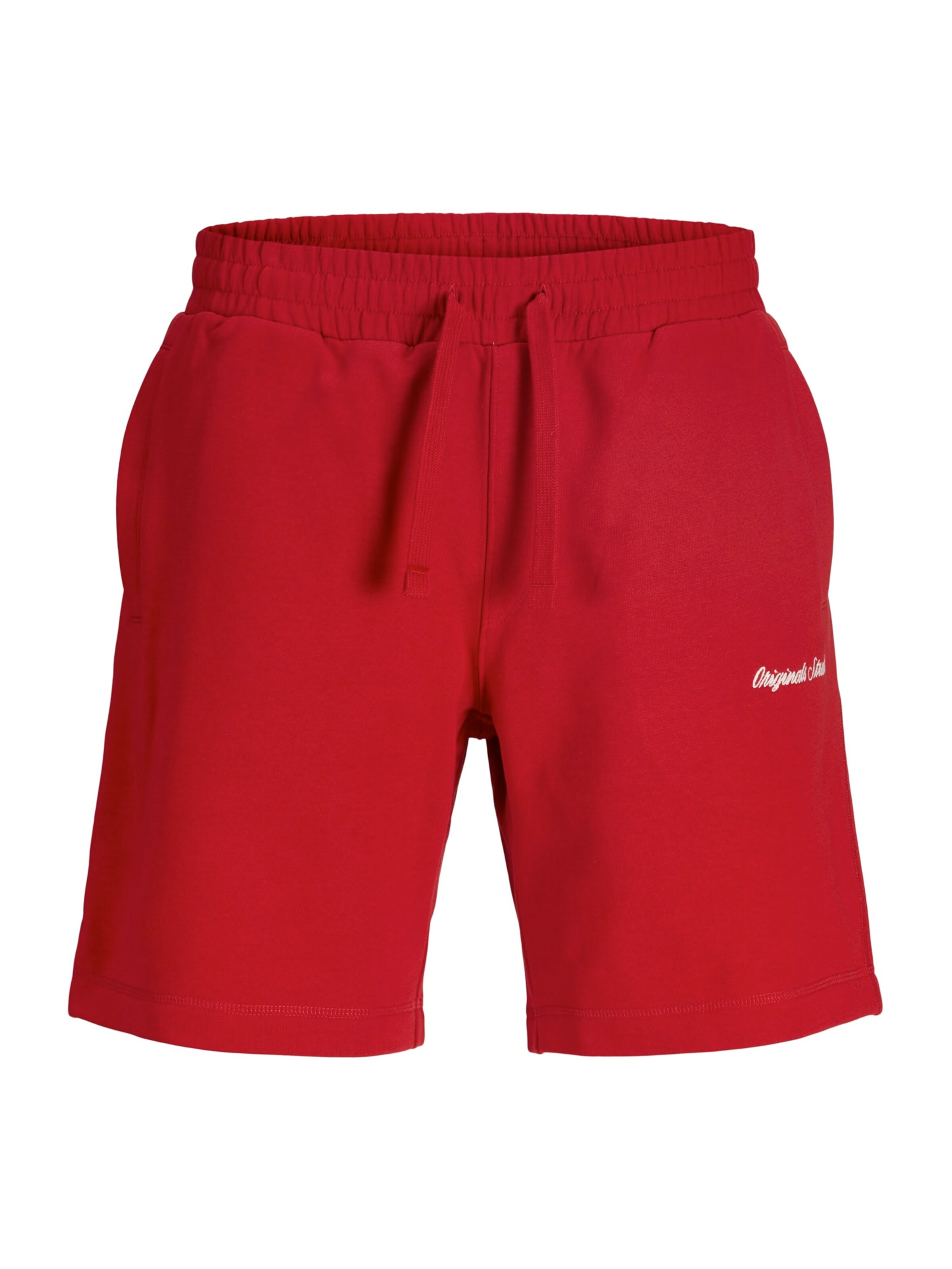 JACK & JONES Hlače 'JPSTKARL NORREBRO' | rdeča / bela barva, Prikaz izdelka