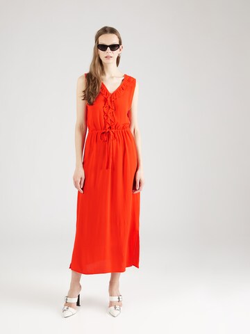 ICHI Dress 'MARRAKECH' in Red: front