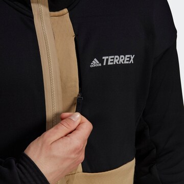 ADIDAS TERREX - Chaqueta polar funcional en negro