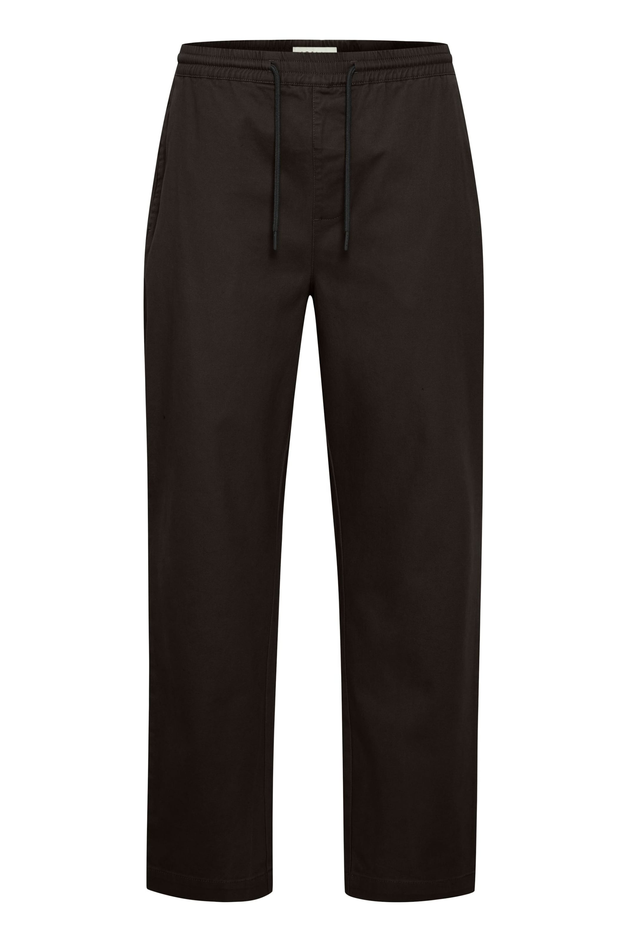 Pantalon chino 'Ginte' !Solid en noir : devant