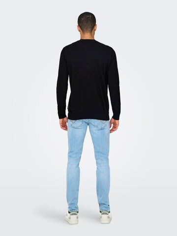 Only & Sons Pullover 'ONSLoui' in Schwarz