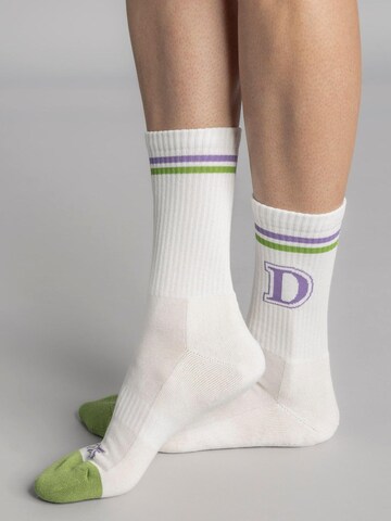 Dirts Socken 'College Socks'‌‌‌‌‌‌‌‌ in Weiß