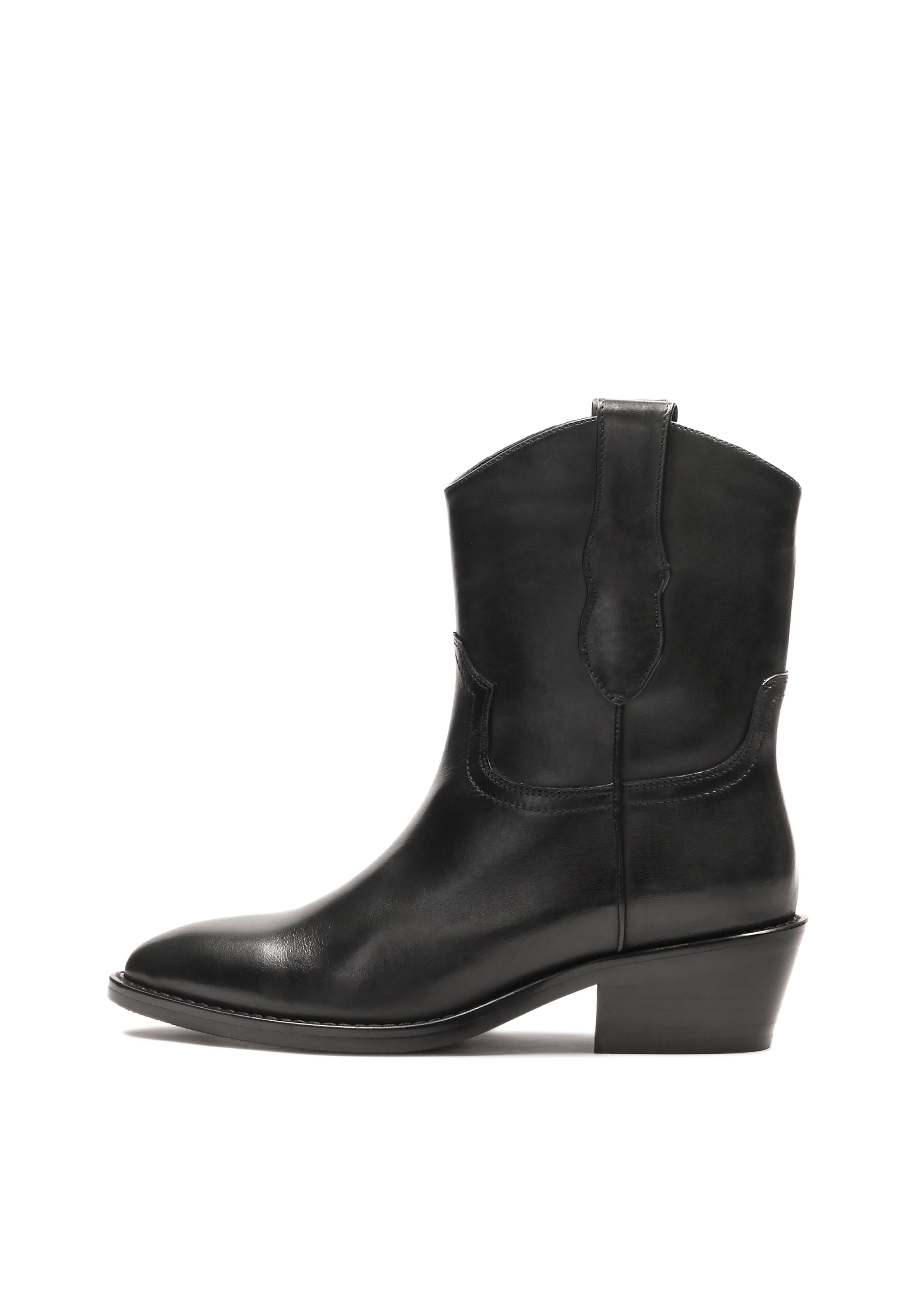 Bottes de cowboy Kazar en noir : devant