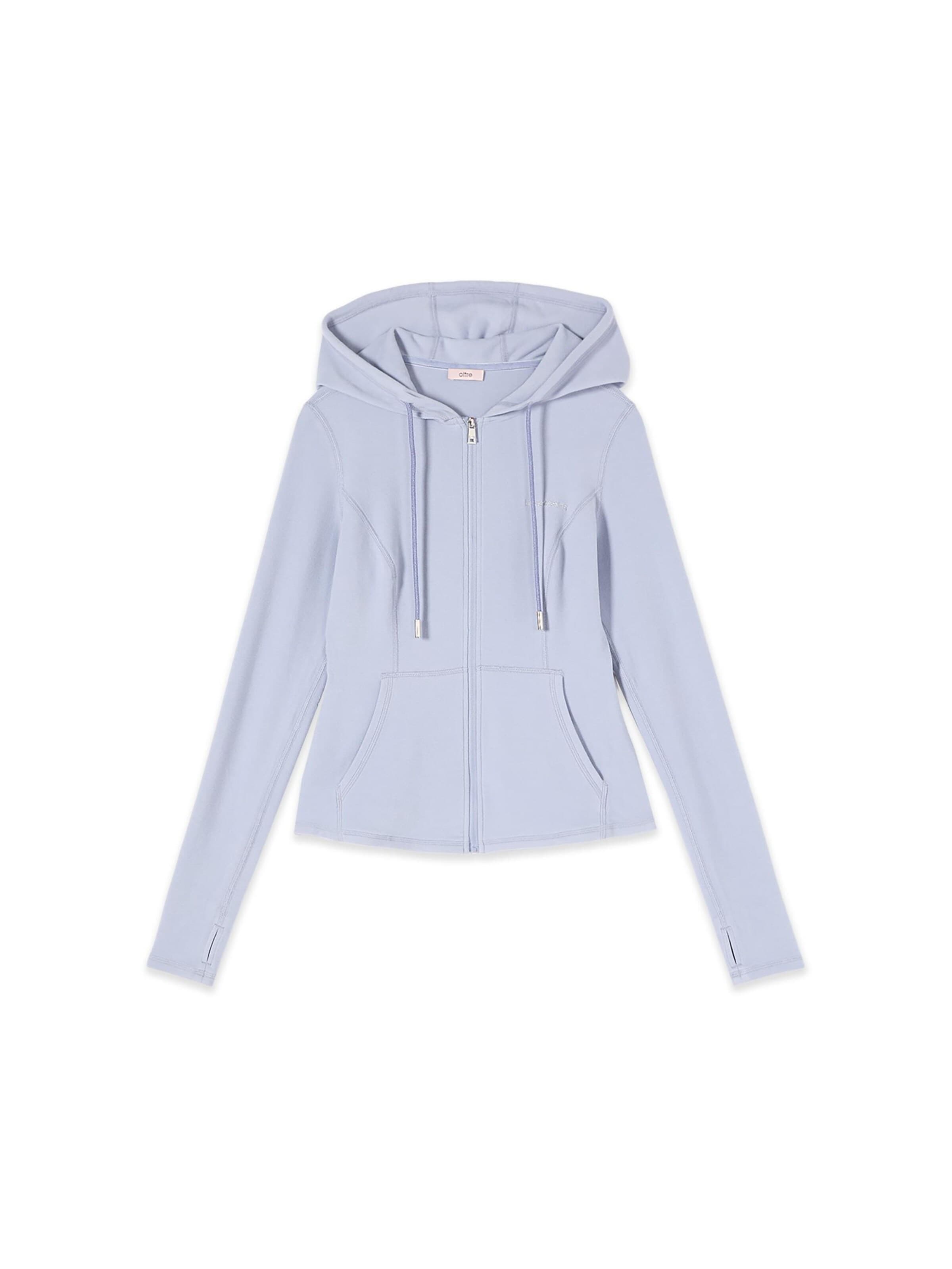 oltre - Sudadera con cremallera en azul: frente