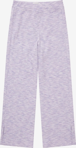 TOM TAILOR Wide leg Broek in Lila: voorkant