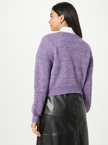 Cardigan 'Marin' ICHI en violet