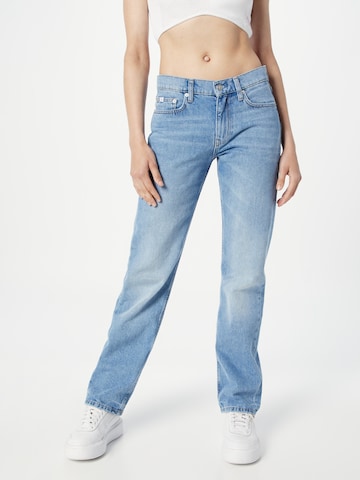 Regular Jeans de la Calvin Klein Jeans pe albastru: față