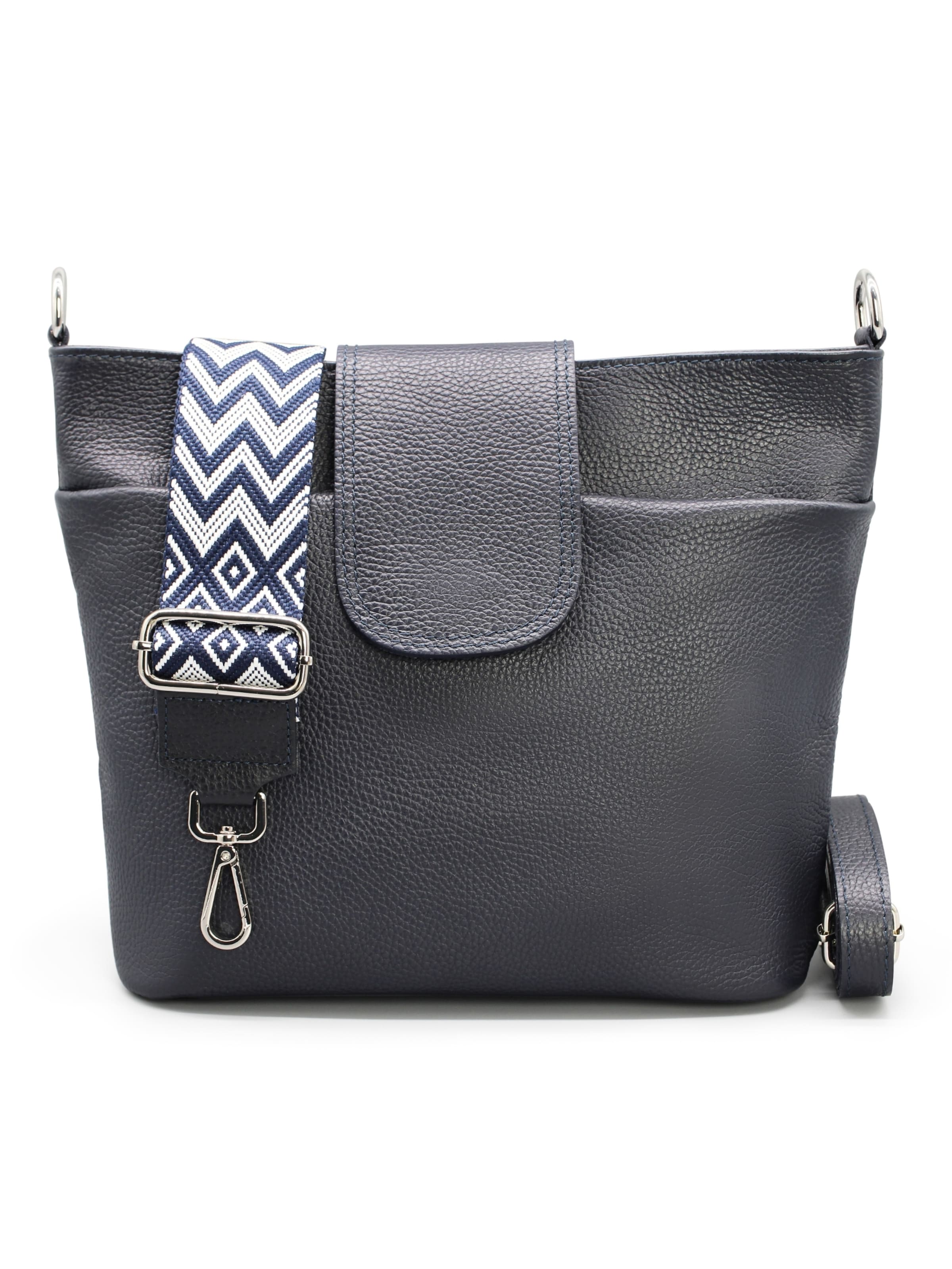 Adel Bags Schultertasche 'Sara' in Blau: Vorderseite