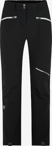 ZIENER Workout Pants 'NOREA' in Black: front