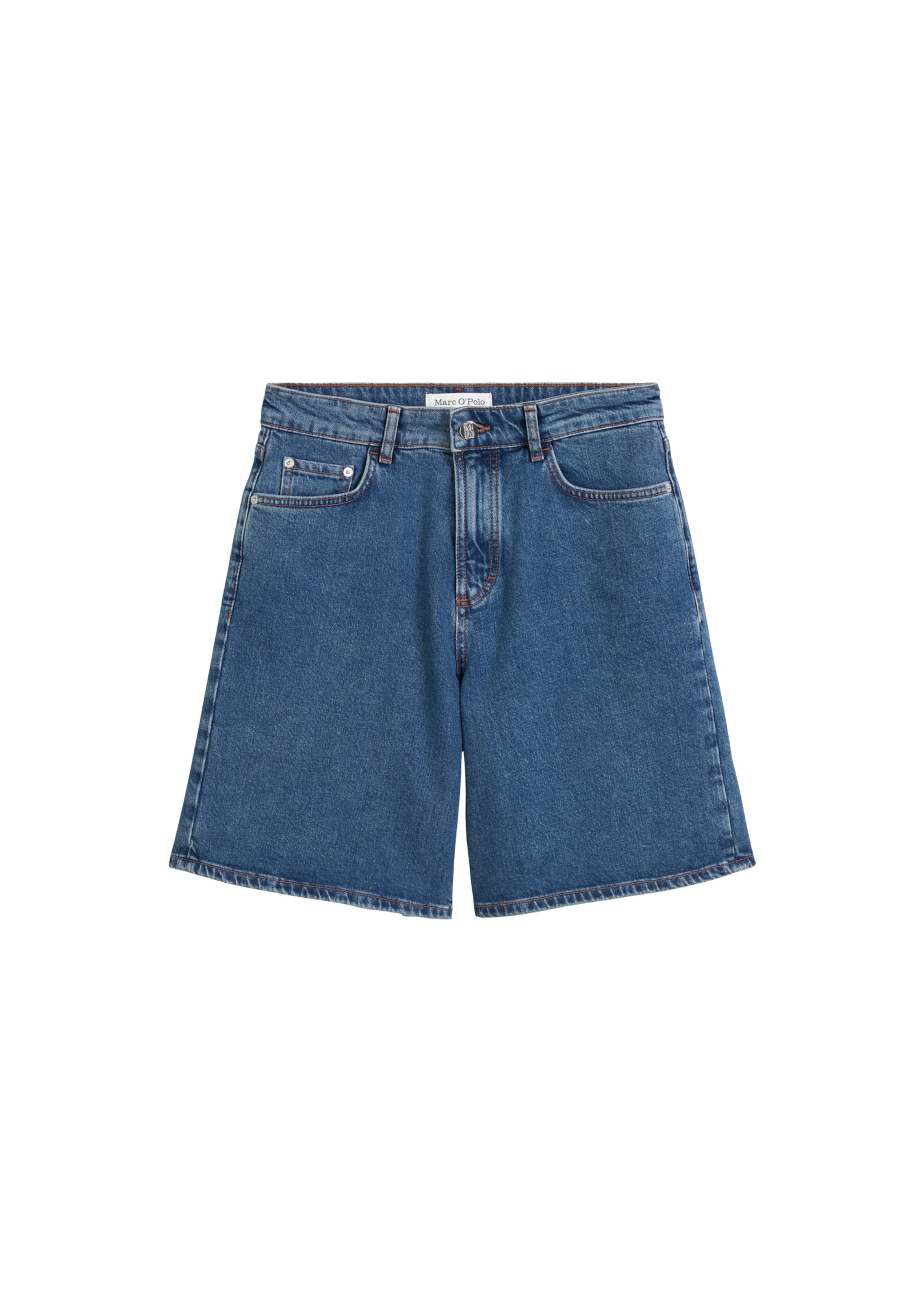 Marc O'Polo Loosefit Jeans in Blauw: voorkant