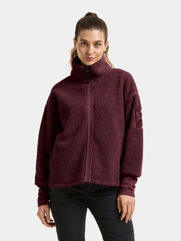 Didriksons Fleecejacke 'Melissa' in Rot: Vorderseite