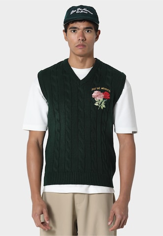 Pas De Monaco Pullunder 'Florasion' in Grün: Vorderseite