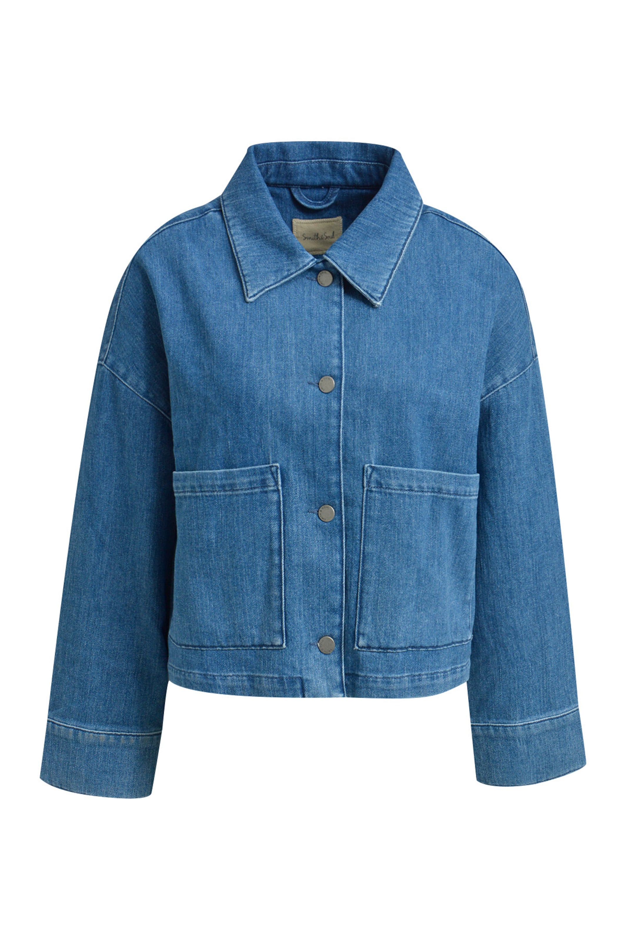 Smith&Soul Between-Season Jacket in Blue: front