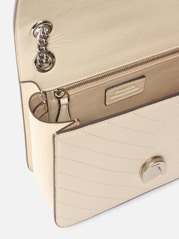 PINKO Schoudertas 'Pinko Sac Rabat Love One Light Mini Vitello Wr Blanc' in Wit