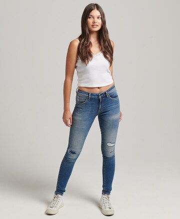Superdry Skinny Jeans in Blauw