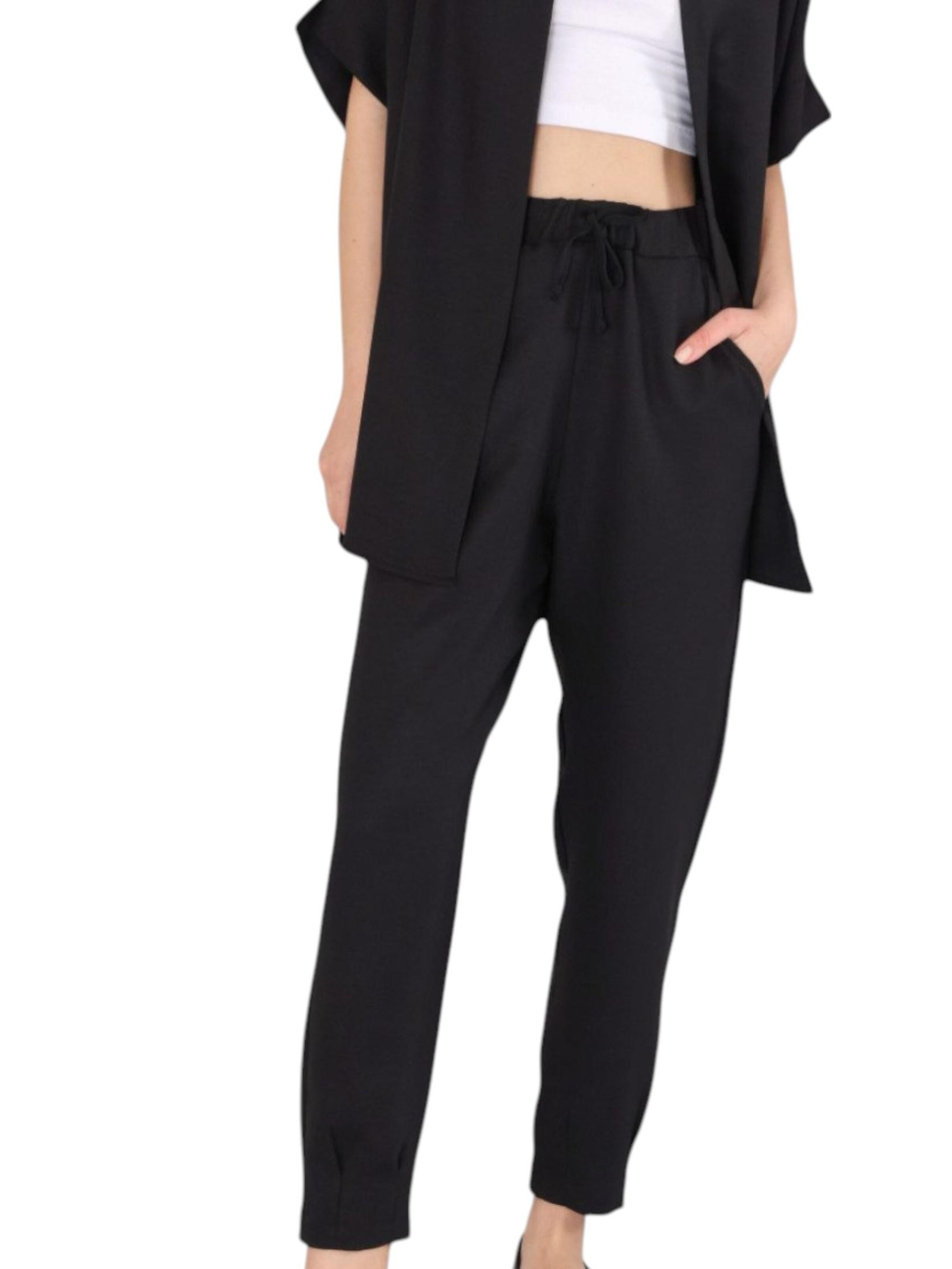 fashionshowcase Regular Pants 'ELIN' in Black