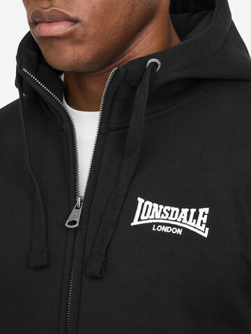 Veste de survêtement LONSDALE en noir