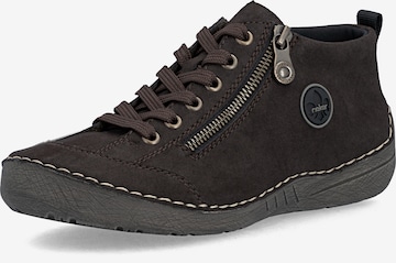 Stivaletto stringato di Rieker in marrone: frontale