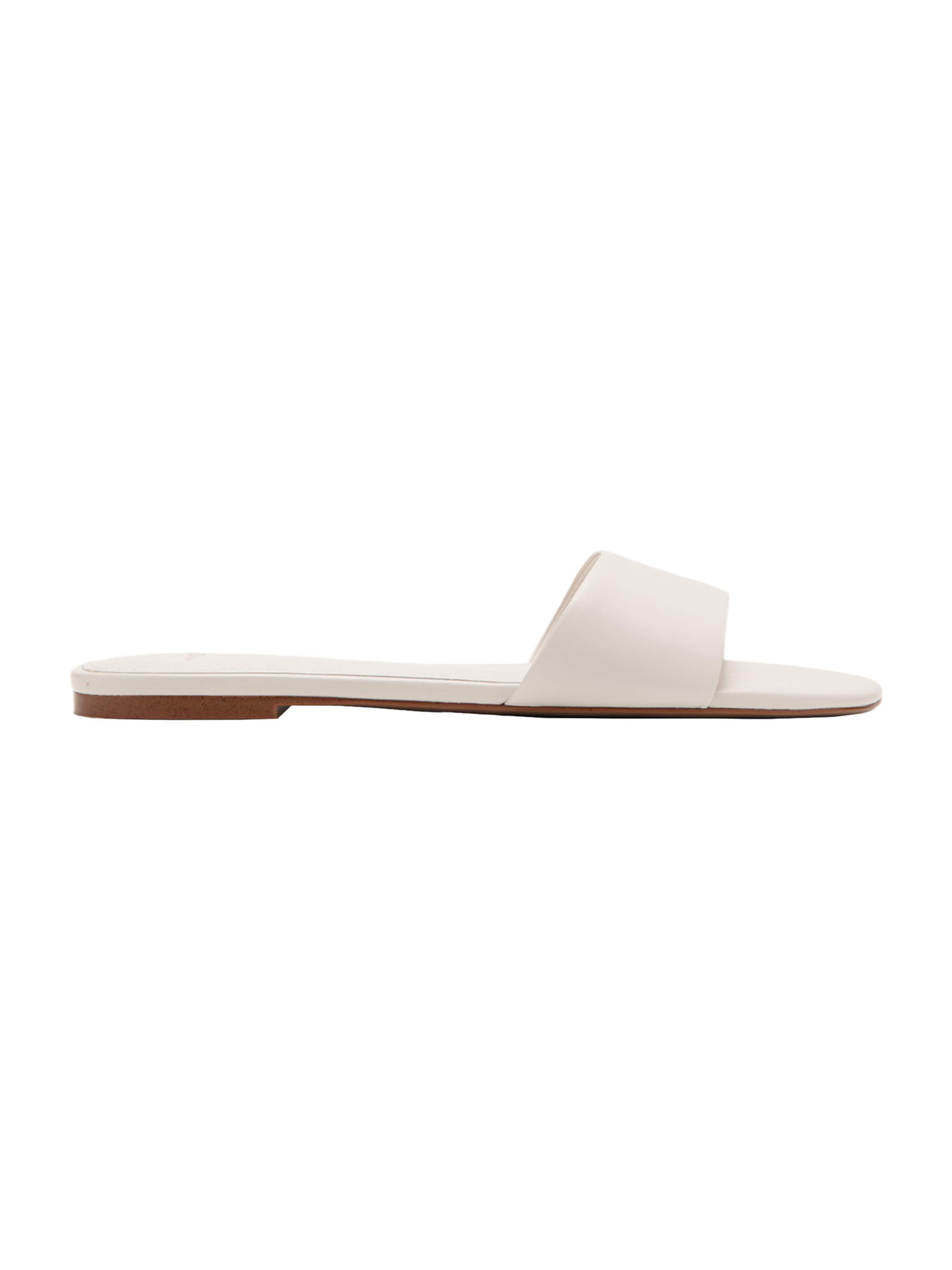 Mule 'AMELIA' MANGO en beige : devant