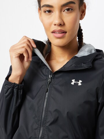 UNDER ARMOUR Athletic Jacket in Black