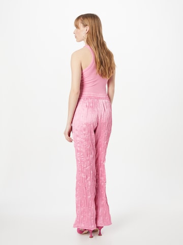 Wide leg Pantaloni de la Monki pe roz