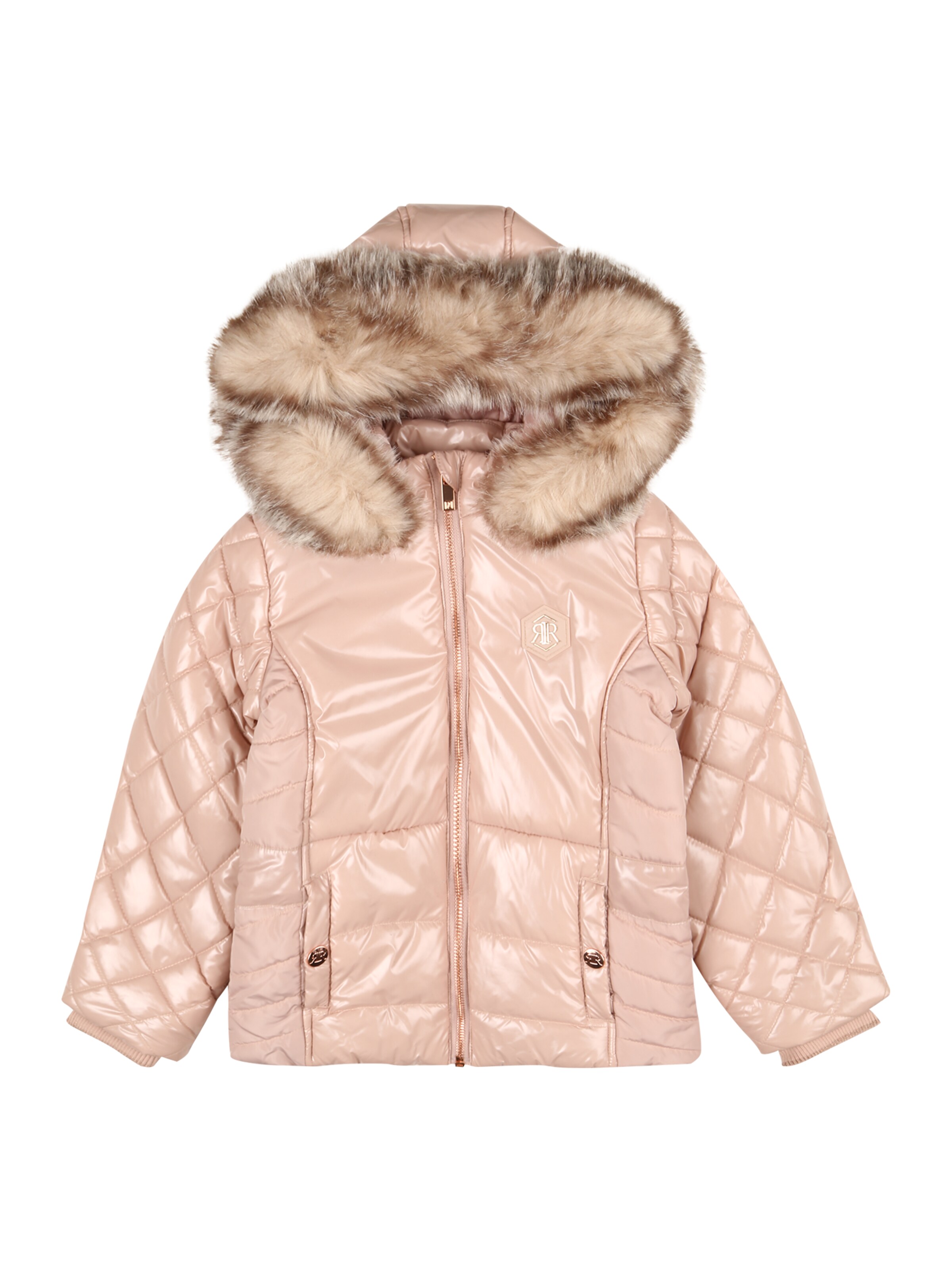 light pink winter jacket