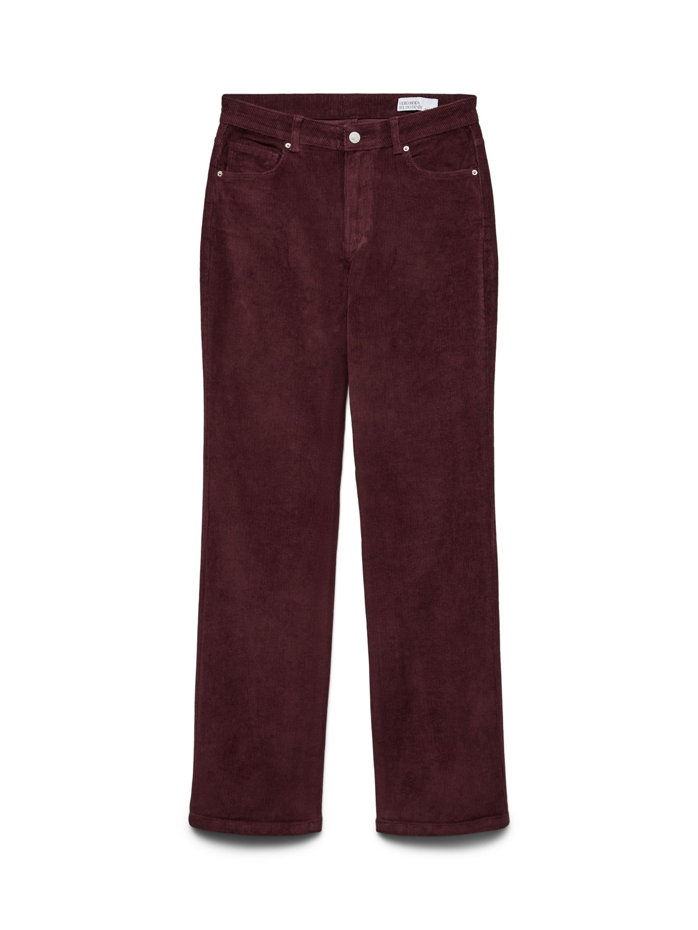 VERO MODA Wide Leg Bukser i rød: forside