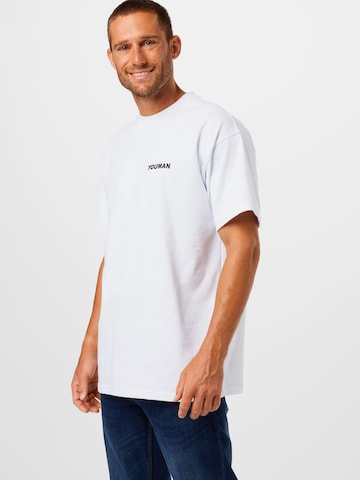 Youman T-Shirt 'Flemming' in Weiß: predná strana