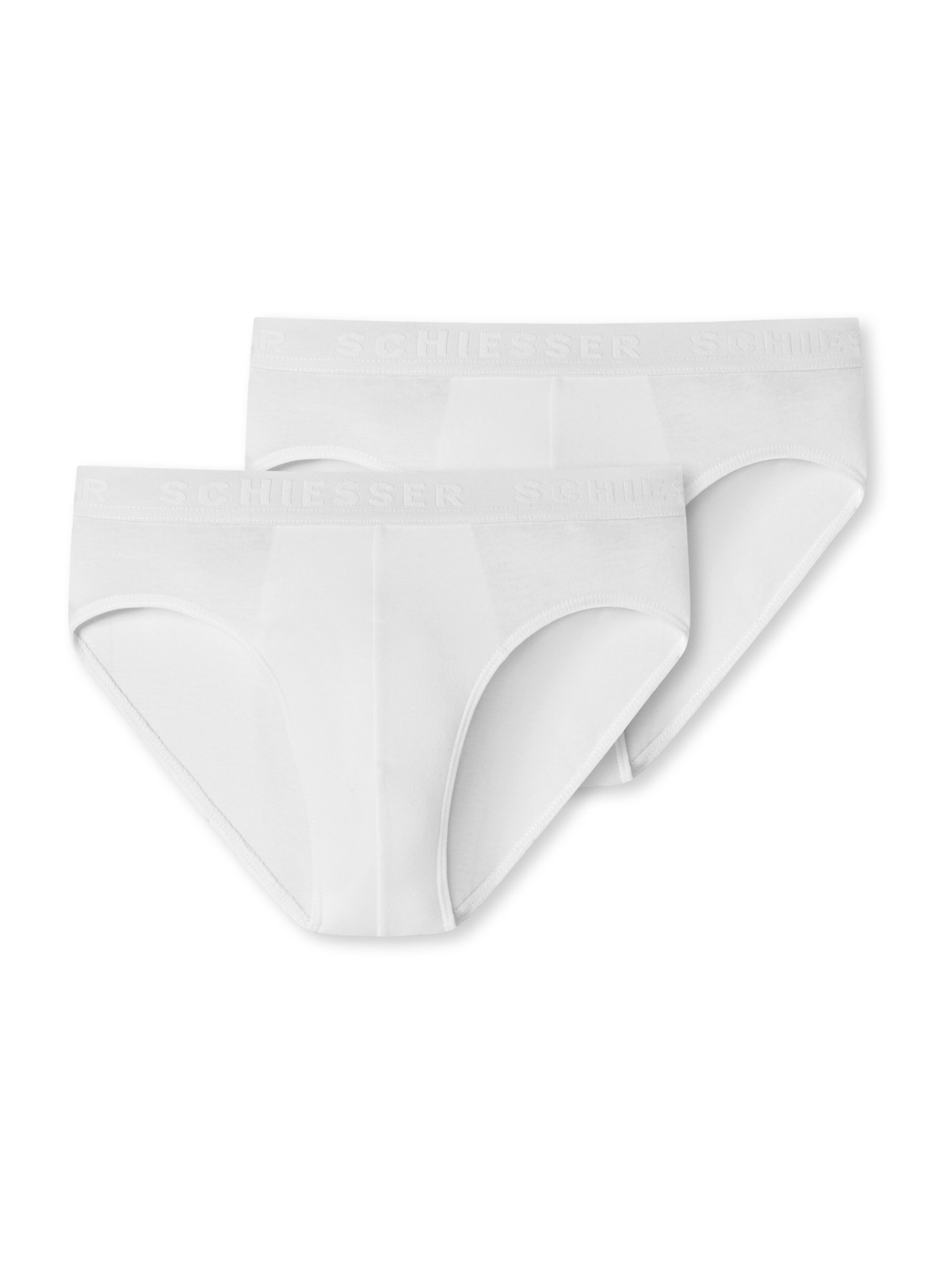 SCHIESSER Onderbroek in Wit: voorkant